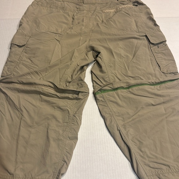 Alpine Design khaki pants convert to shorts 34x30 multiple pockets zipper front - Picture 9 of 11